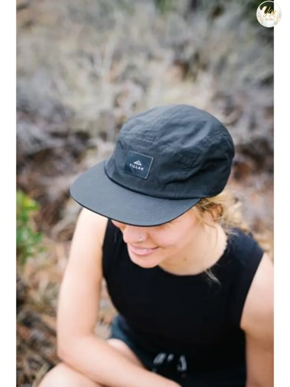 Tillak Wallowa Camp Hat Lightweight Nylon 5 Panel Snap Closure